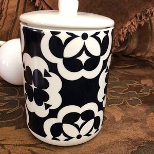Kate Spade Elegant Geo Ceramic Jar